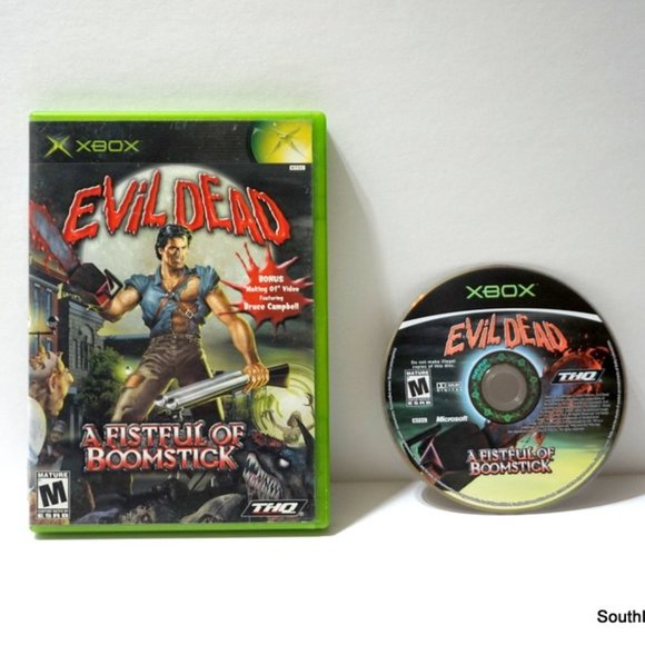 Evil Dead: A Fistful of Boomstick (Original Xbox, 2003) No Manual w/ Box Tested - Picture 1 of 5